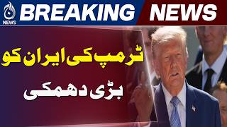 Trump Iran Talks | US Iran Negotiations | Military Operation Warning - Aaj News