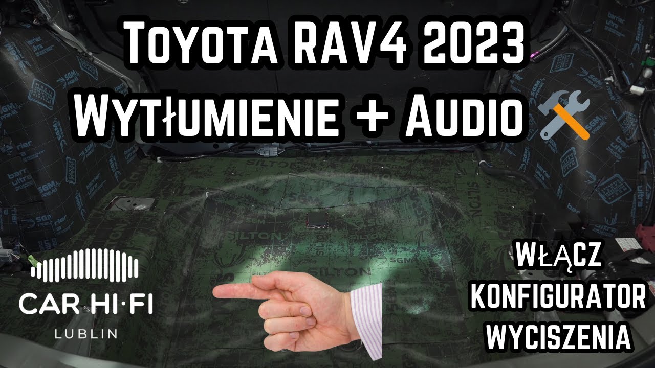 Toyota RAV4: Efektywne Wytłumienie i Audio Upgrade | Sprawdź Nasze Techniki!"