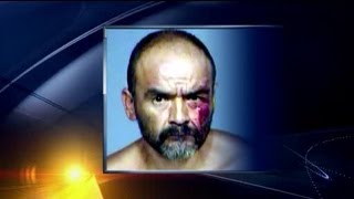 Man arrested after fight with stop sign