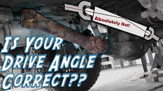 Adding Or Removing Shims To Correct Driveline Angles