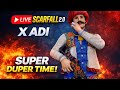 ScarFall 2.0 LIVE 🔥 | Rank Push + OP Gameplay | X ADI