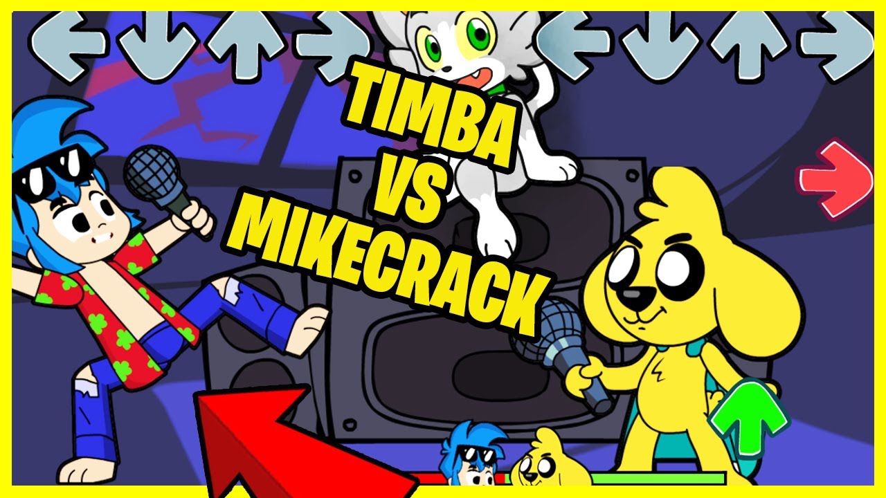 TIMBA vs MIKECRACK 😳 - FRIDAY NIGHT FUNKIN mod de LOS COMPAS - YouTube