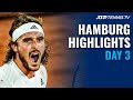 Tsitsipas Returns vs Koepfer; Krajinovic Faces Kohlschreiber | Hamburg 2021 Day 3 Highlights