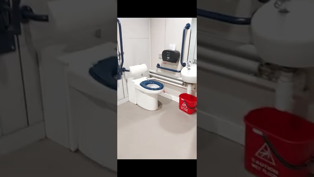 White Dyson Airblade V AB12, Dyson Airblade DB And Mitsubishi Hand Dryers At Gloucester Services NB