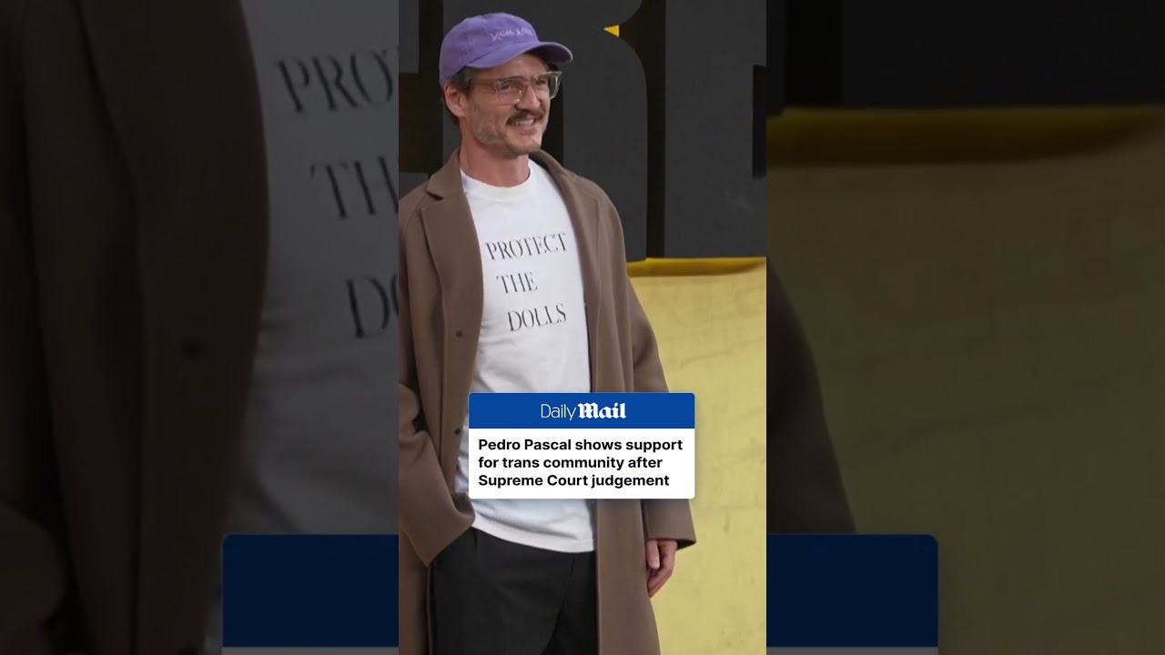 Pedro Pascal shows support for trans community