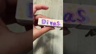 Day 5 of drawing on my fidget ✨divas✨ #diy #colouring #coloringgame
