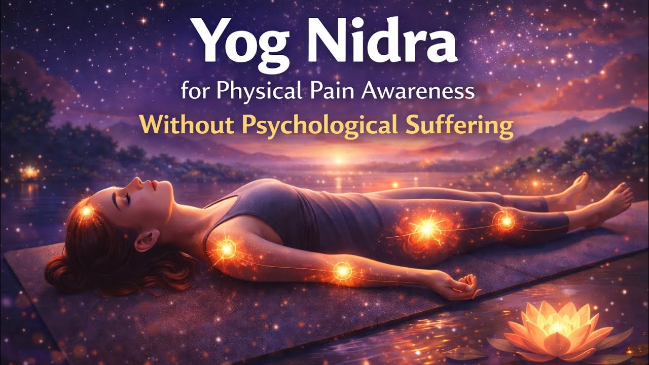 Yoga Nidra for Physical Pain Awareness | Without Psychological Suffering | Deep Rest & Healing