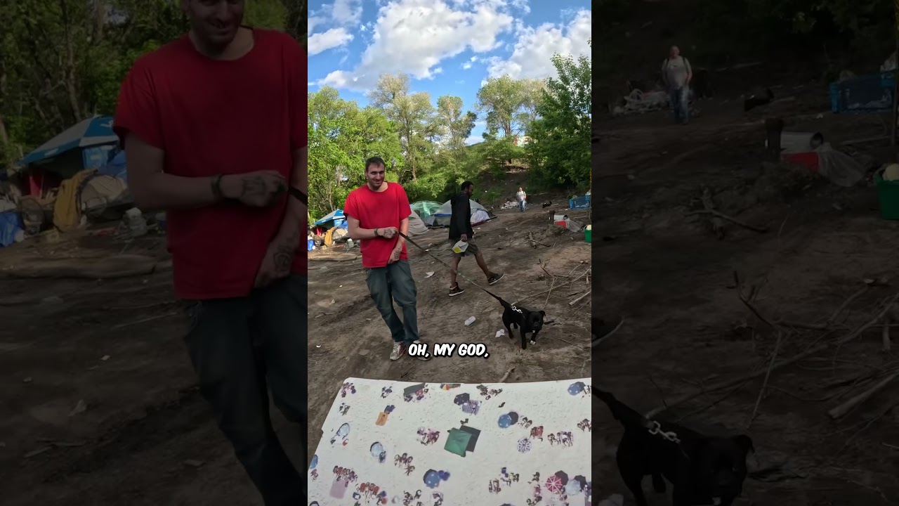 Handing Out Jersey Mikes to Hungry People!