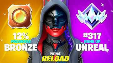 Bronze to Unreal SPEEDRUN in 24 HOURS! (Fortnite Reload Ranked)