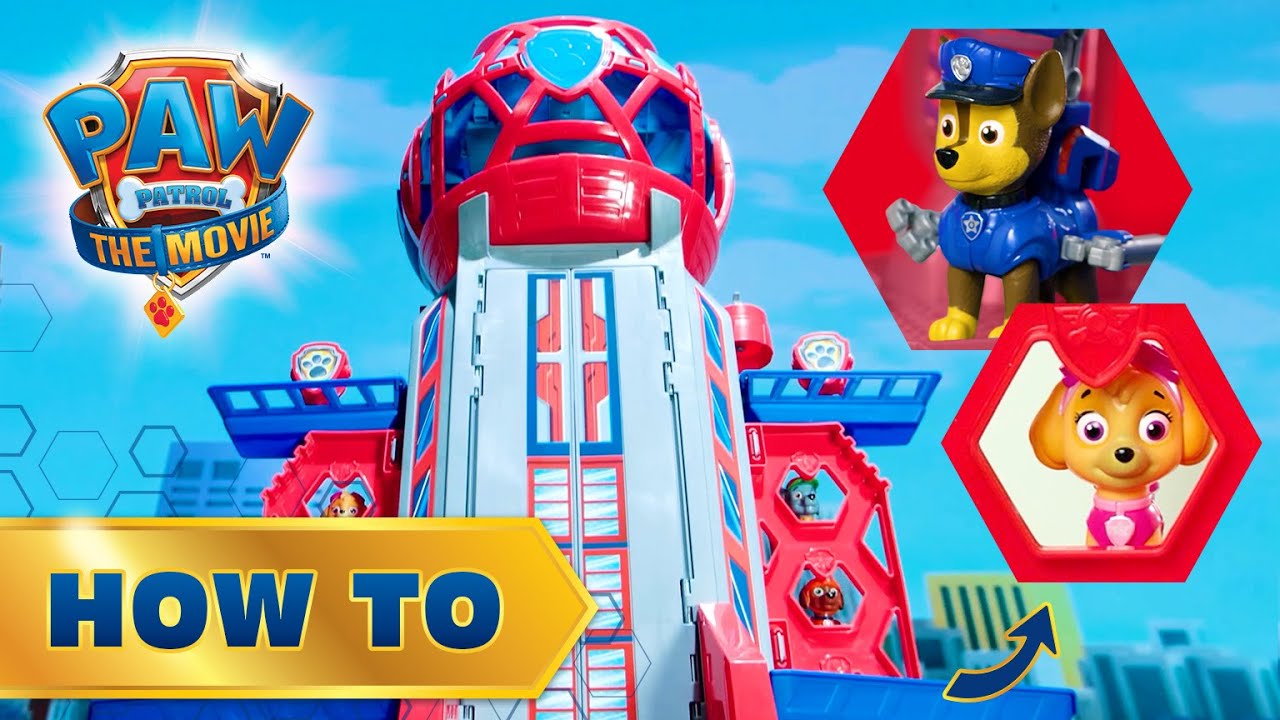 Paw Patrol Control Tower Headquarters La Pat Patrol Figure Chase