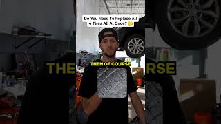Do You Need To Replace All 4 Tires All At Once? 🤔
