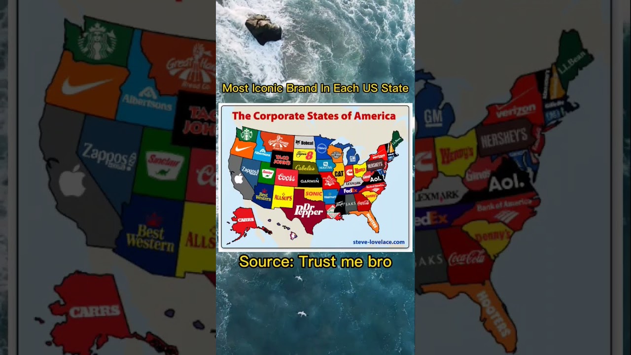 Most Iconic Brand In Each US State