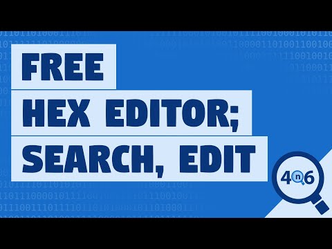 Free Hex Editor Tool – Open, Search & Edit any Data File in Hexadecimal