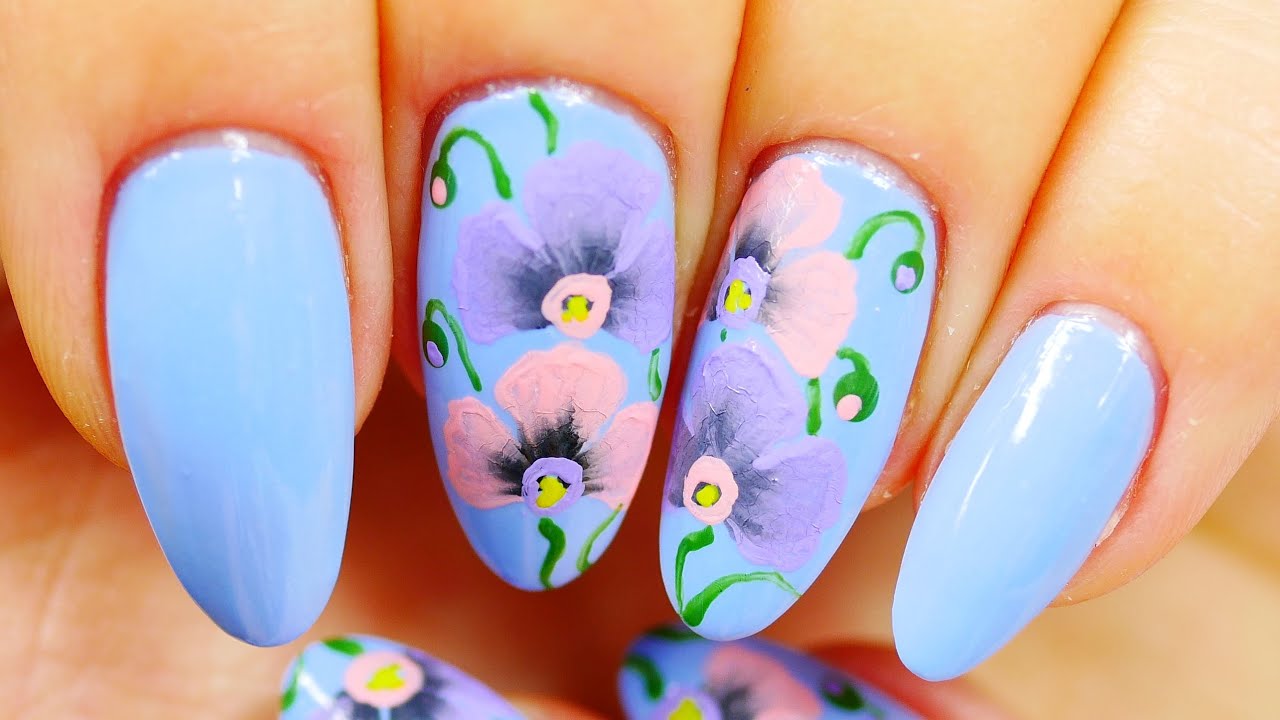 Orchid Flower Nail Art Ideas - wide 4