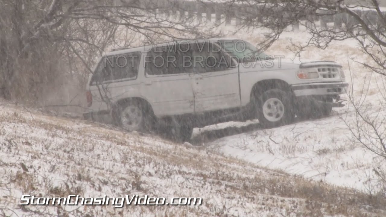 3/3/2014 Virginia Winter Storm Road Chaos Footage