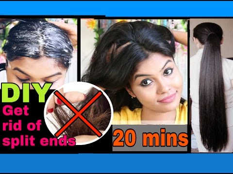 Get rid of dry & damaged hair | split ends in just 20 mins | Ishita ...