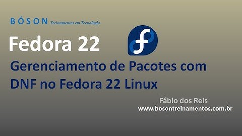 Package Management with DNF on Linux Fedora 22