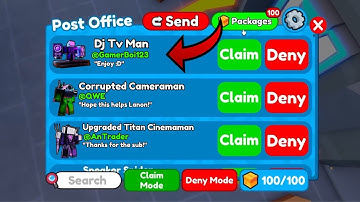 📦 Checking My Mail Until I Get A DJ Tv Man (Day 2) 📦 | Toilet Tower Defense