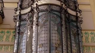 Beautiful balconies, Barcelona, Spain