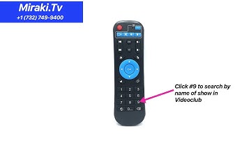How to use the Remote Control for StbEmu