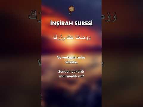 İnşirah Suresi