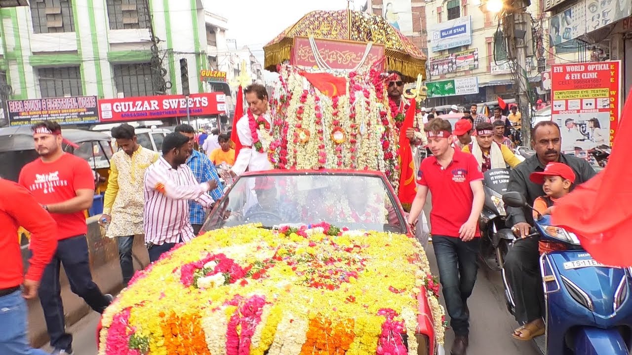 13th Rajab Hyderabad 2020  | Birthday Celebration of Hazrat Ali (A.S) From Charminar To Maula Ali