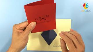 Bachelors-hat 3D Model | Hats off to graduates popup card 3D!