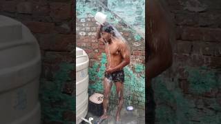 Thande Pani Se Nahate hue video viral 🥶🥶❗#viral #winter#ps