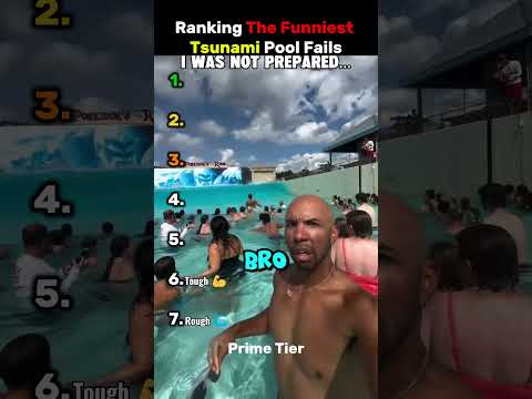 Ranking the funniest tsunami pool fails#usa