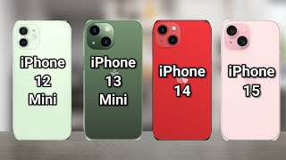 iPhone 12 Mini Vs iPhone 13 Mini Vs iPhone 14 Vs iPhone 15 | Full Comparison | SB Tech