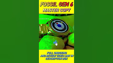 Fossil gen 6 Master Clone Smart Watch