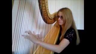 Radioactive - Imagine Dragons (harp cover)