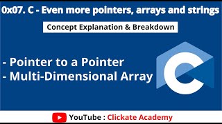 Even More Pointers & 2D Arrays in C Tutorial | 0x07. C - Even more pointers, arrays and strings