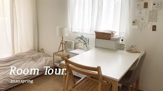 【RoomTour】一人暮らしOLシンプルルームツアー／ダイニングテーブルのある暮らし／ワンルーム／IKEA購入品／在宅ワークの春