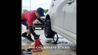 Membuka Tayar Kereta Dengan Betul
