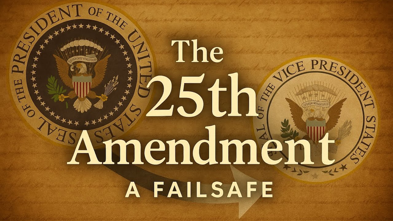 Episode 35: The 25th Amendment Explained | Presidential Succession ...