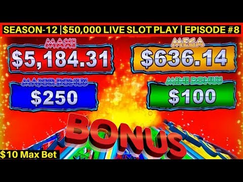 Konami Star Watch Magma Slot Machine $10 Max Bet Bonus & BIG WIN| Season-12 | Episode #8