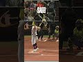 only Sydney McKinney could make slipping on a wet base look this graceful 😂