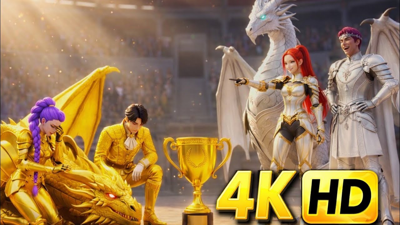 The Golden Dragon Arena 🐉✨ | A Magical Battle of Courage, Friendship & Teamwork 🌟