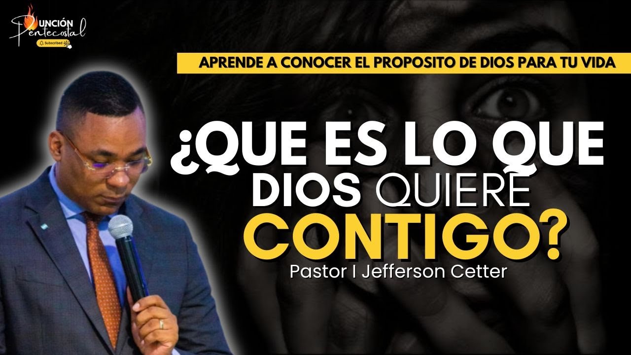 🤔 Aprende a conocer el propósito de Dios para tu vida I Pr. Jefferson Cetter IPUC #propósitodivino