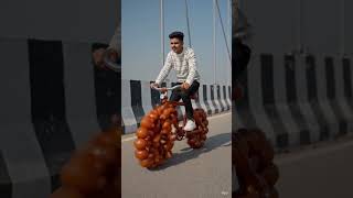 Gulab Jamun Cycle 😱💥 | Sweet Bike Fail 😂 | Desi AI Jugaad Gone Wrong!#deepakbc3323