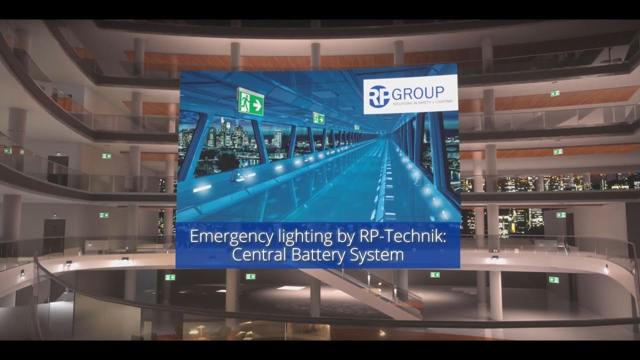 Emergency lighting - central battery system (EN)