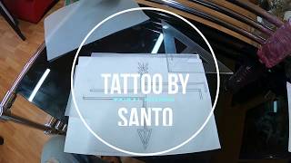 Tribal Symbol -Tattoo Time Lapse