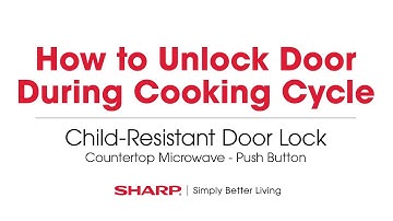 Child-Resistant Door Lock – Unlock Door During Cooking Cycle on Push Button Door