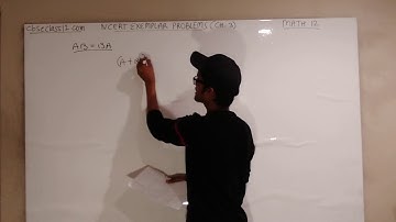 Matrices |NCERT Exemplar Problems (Short Answer Questions)| CBSE Class 12| Mathematics