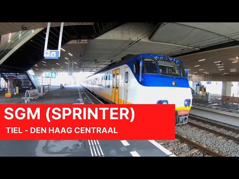 Nederlandse Spoorwegen: SGM (Sprinter) uit Tiel naar Den Haag Centraal