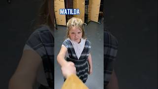 Matilda Jr shake my hand in character