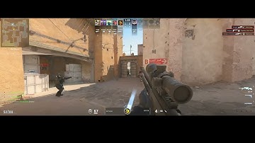 CS2 - Ace on Dust2 with Scout and USP