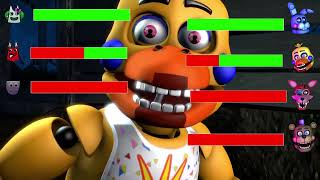 [Sfm Fnaf] Rockstar Vs Garten Of Banban Chapter 4 With Healthbars