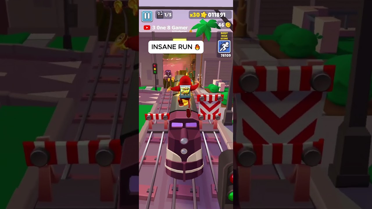 Subway Surfers Winter Extreme | Smooth High-Speed Run 